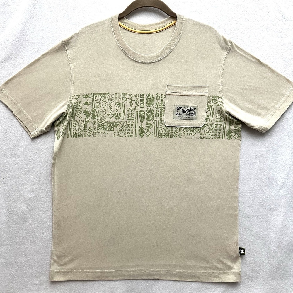 Howler Brothers Select Pocket T-Shirt M Medium Logo Cotton‎ Bros Heed The Call